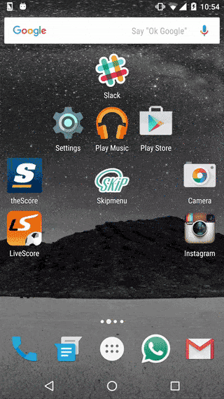 SkipMenu GIF